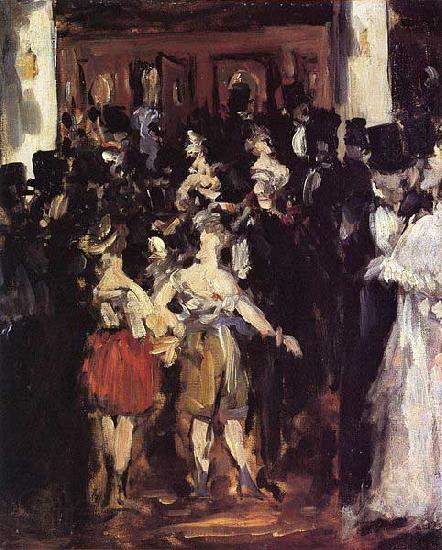 Edouard Manet Le bal de l'Opera Norge oil painting art